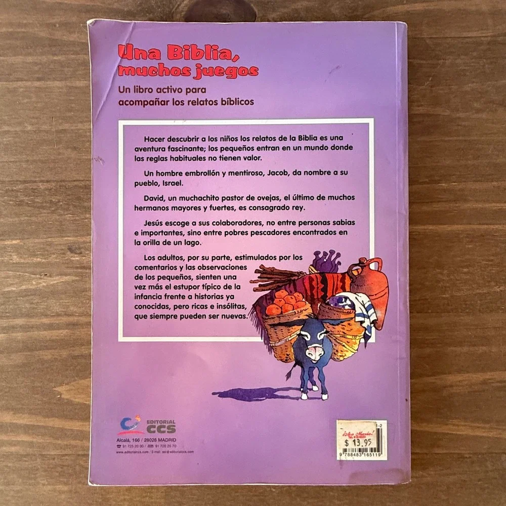 Una Biblia Muchos Juegos 1 Antiguo Testamento Spanish Bible Activity Book 2003